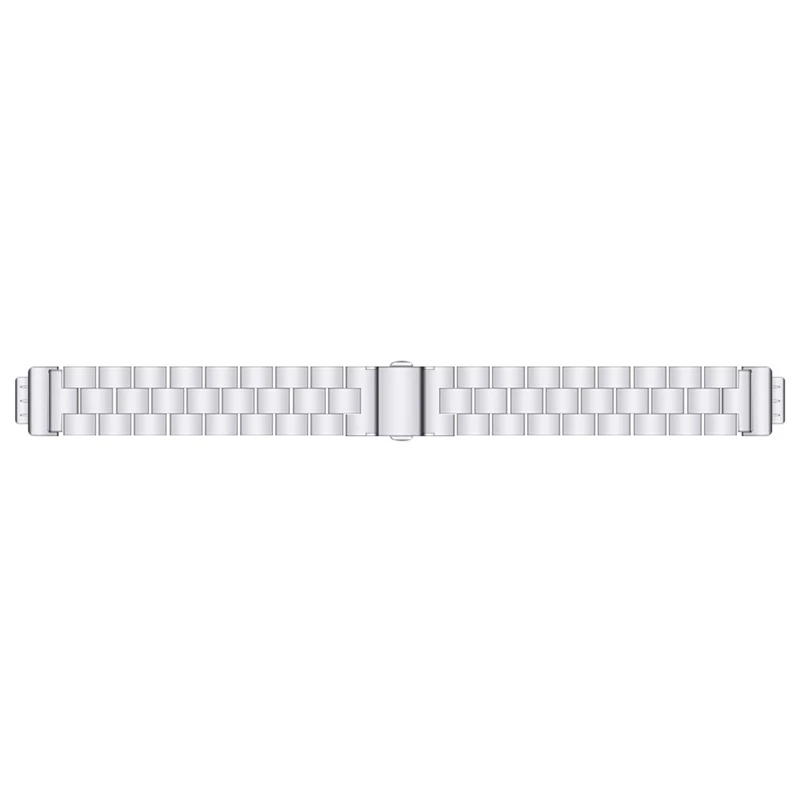 Сменный ремешок из нержавеющей стали для Fitbit Inspire HR& Inspire, роскошный спортивный браслет, Смарт-часы 19Mar29 - Цвет: Silver