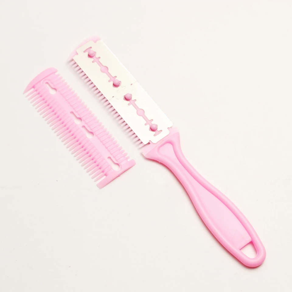 3 шт. профессиональная Бритва для волос расческа-ножницы профессиональный