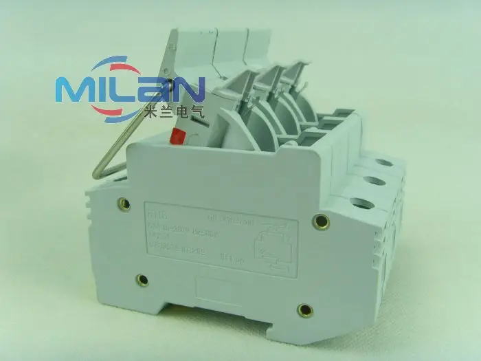 1PCS RT18-63X 3P 14*51 DIN Rail Mount Fuse Holder Base cylinder cap fuse base insurance | Fuses