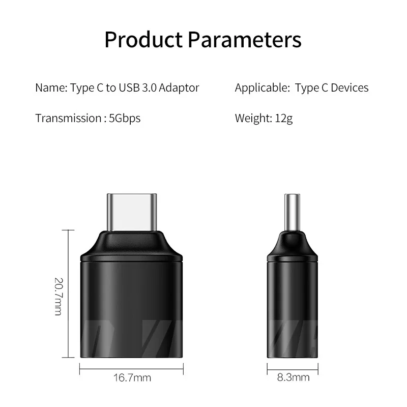 Адаптер USB C YBD переходник с Type 3 0 на кабель OTG для Macbook pro Air Samsung Huawei Xiaomi