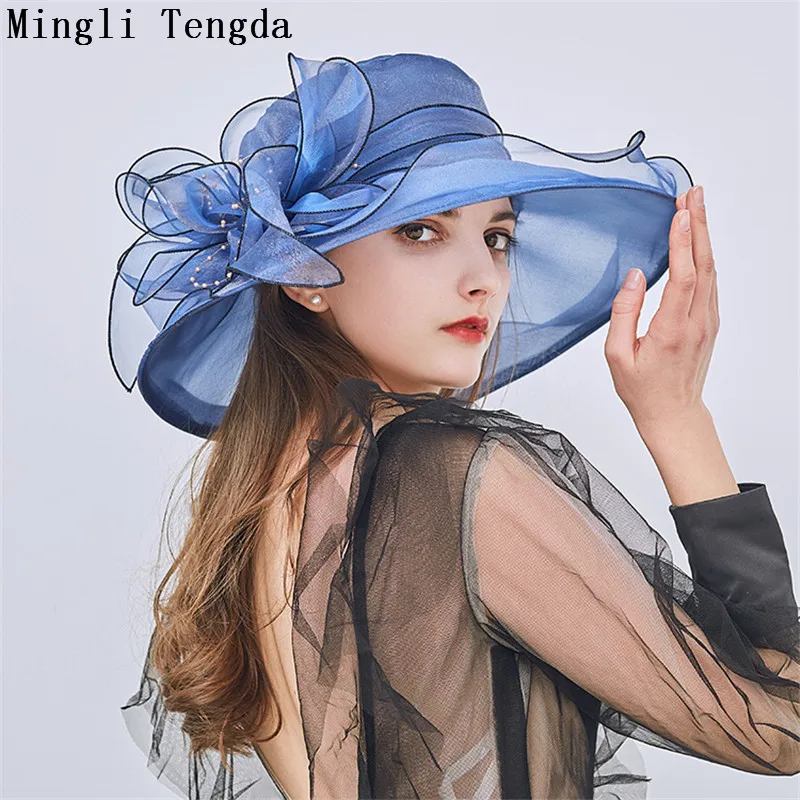 Новые Элегантные Свадебные шляпы Mingli Tengda для женщин вуалетки свадебная летняя