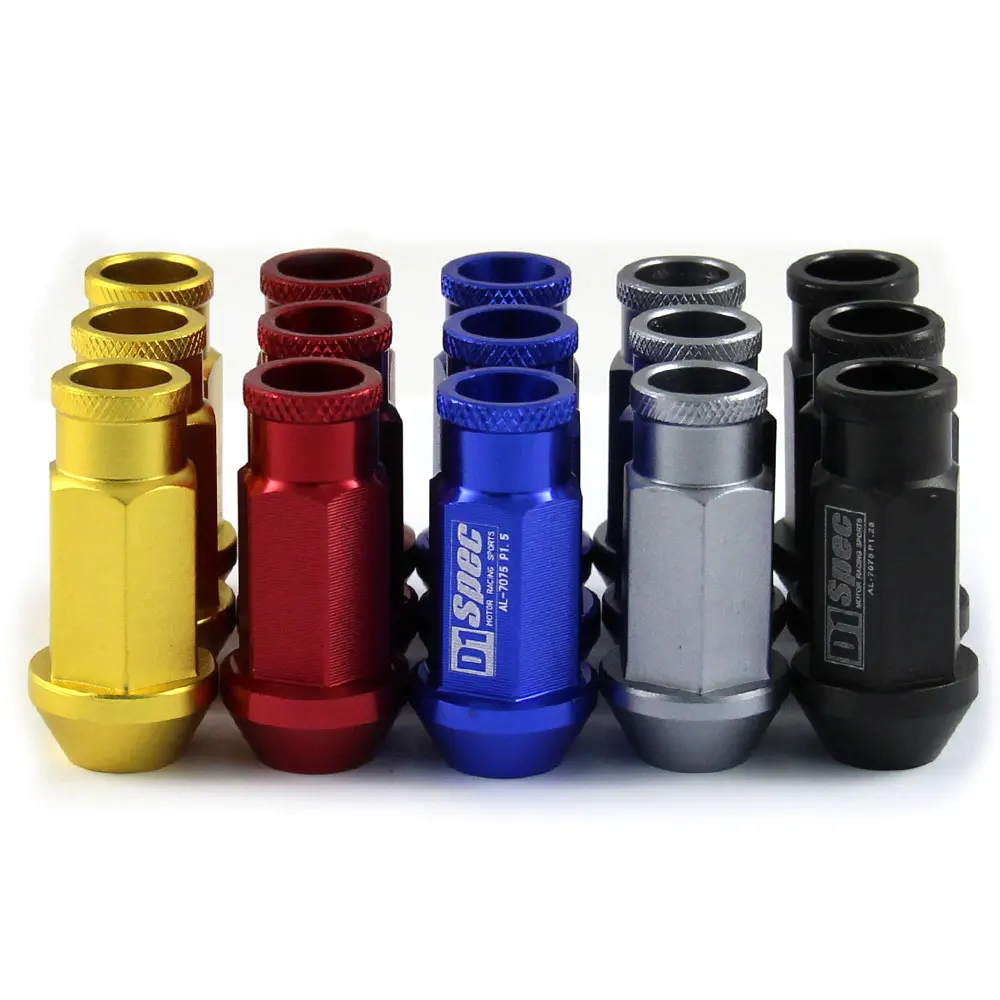 Автомобильный Стайлинг Колесные гайки! 20 шт./компл. M12* 1,5, M12* 1,5 D1 Спецификация алюминиевые jdm Колесные гайки
