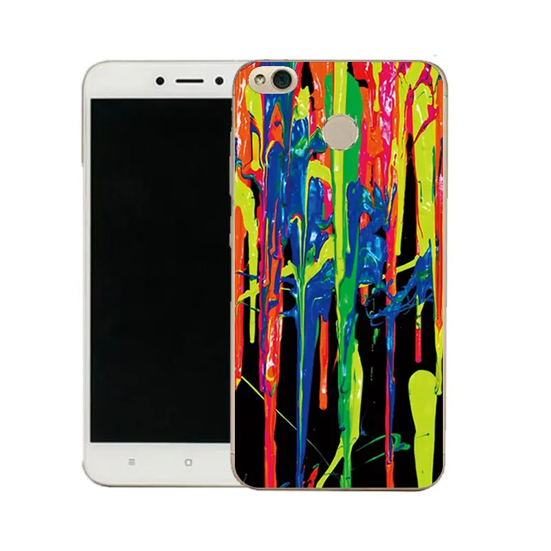 QMSWEI Clear Phone Case For Mi 6 5 5s note3 Redmi note4x 4x 3s 5a 4a note5a Painted TPU Soft Eyeshadow Canvas Dog Cover |