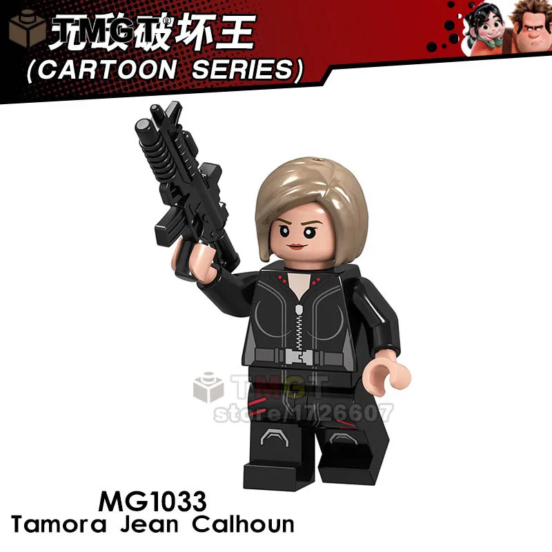 MG1033 Tamora Jean Playmobil Охотники за привидениями оставайтесь Puft строительные блоки Стич, Микки Маус gremlins E.T Базз Лайтер История игрушек игрушки для детей - Цвет: MG1033 Tamora Jean