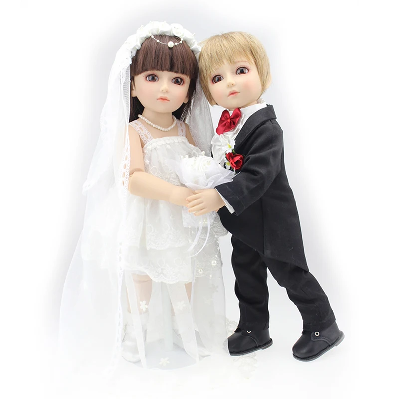 18''handmade реалистичные детские Куклы для девочек и мальчиков Игрушка SD BJD мяч