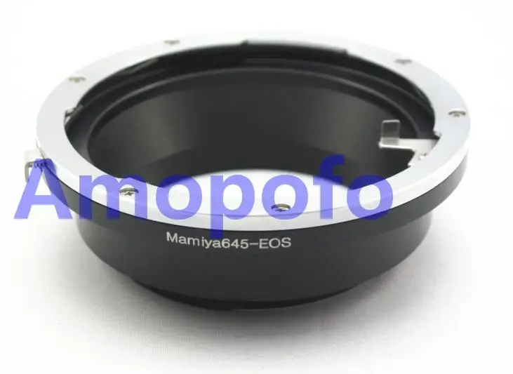 

Amopofo Mamiya645-EF Electronic ring Adapter,Mamiya645 Lens to for Canon EF 7D 60D 500D 1100D 450D 550D Camera adapter