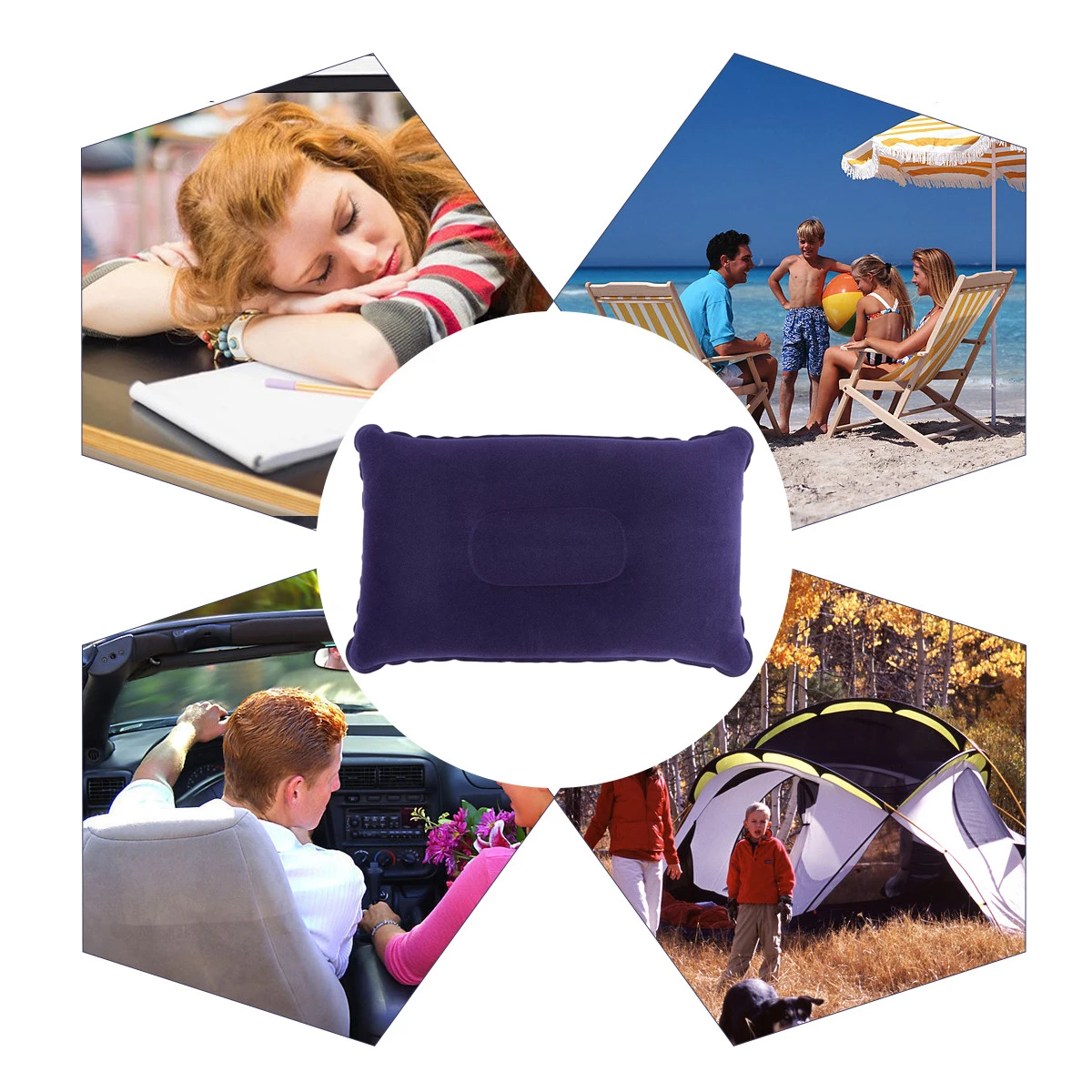 2шт легкие сверхлегкие подушки для шеи портативные подушечки надувания улицы |