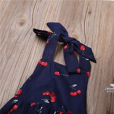 Комбинезоны для младенцев 0 24 мес. синие летние комбинезоны с лямкой на шее и