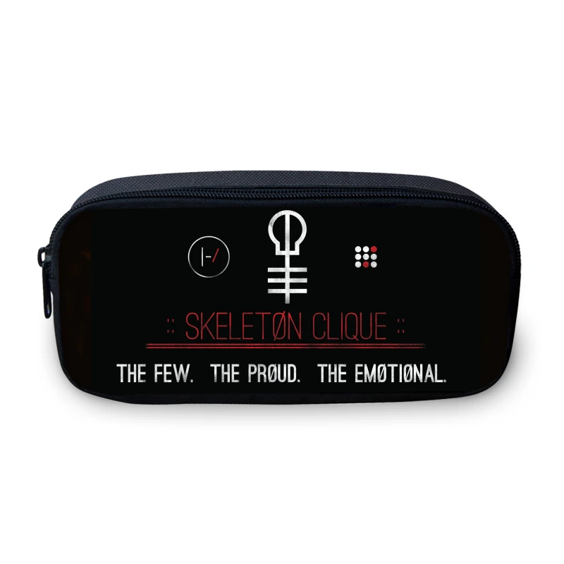 Хаки Новинка года, сумка-карандаш с рисунком «Twenty One Pilots» для мальчиков, большая сумочка, модный кошелек для девочек, классная школьная коробка, школьные принадлежности, сумка в подарок - Цвет: Хаки