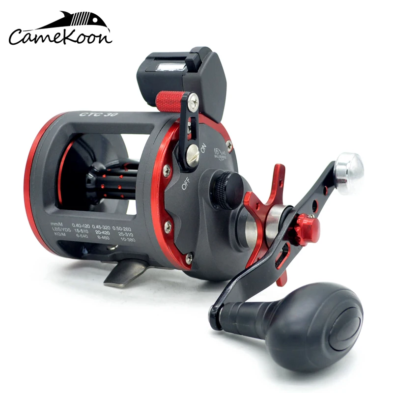 Катушка рыболовная CAMEKOON 6 + 1 подшипников максимальное усилие фрикциона 16 кг для