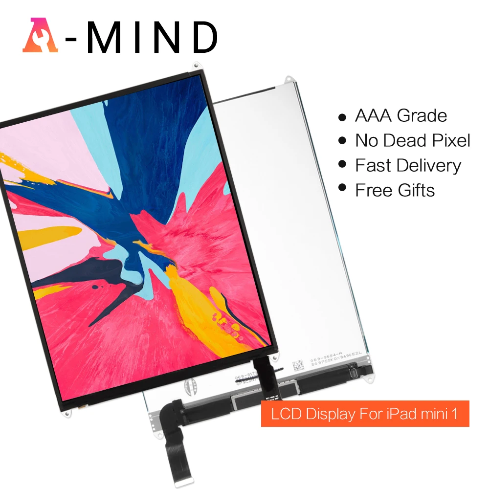 Черный/белый для iPad Mini 1 1st A1432 A1454 A1455 сенсорный экран дигитайзер Сенсорное стекло +