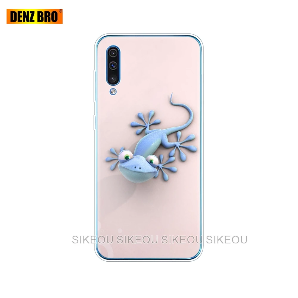 34750 Для samsung Galaxy A50 силиконовый прозрачный Футляр задняя крышка чехол для телефона для samsung A50 A505 A505F SM-A505F мягкий чехол 6,4 - Цвет: 34750
