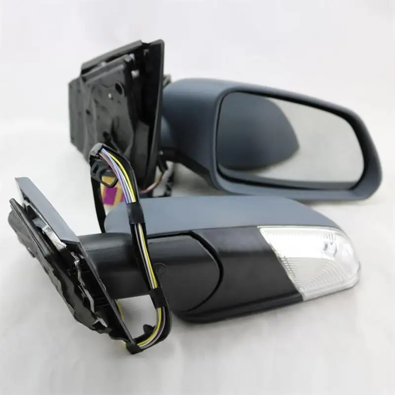 2 шт. для VW Polo 2005 2006 2007 2008 2009 2010 автомобиль-Стайлинг с подогревом Электрическое крыло боковое зеркало заднего вида