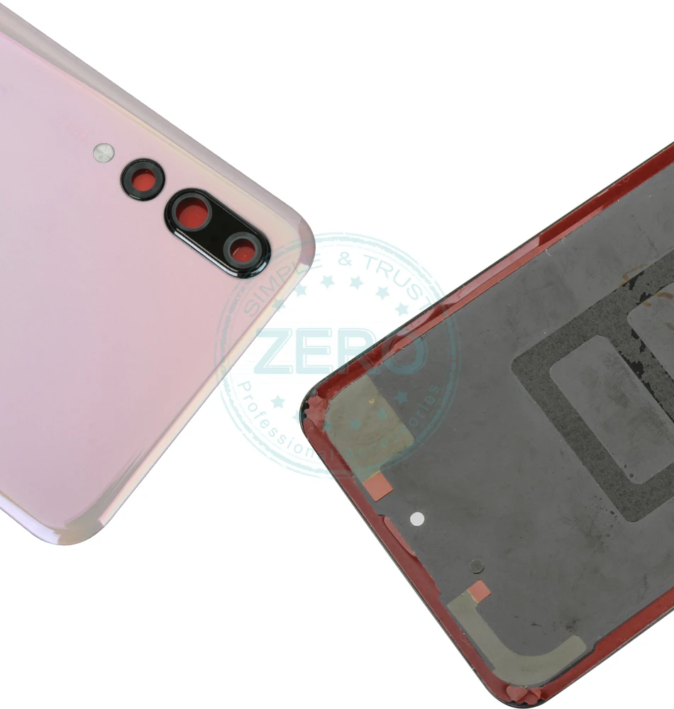 Оригинальная задняя крышка для huawei P20 Pro, корпус для huawei P20 Pro, задняя батарея, дверь, камера, стекло, запасные части