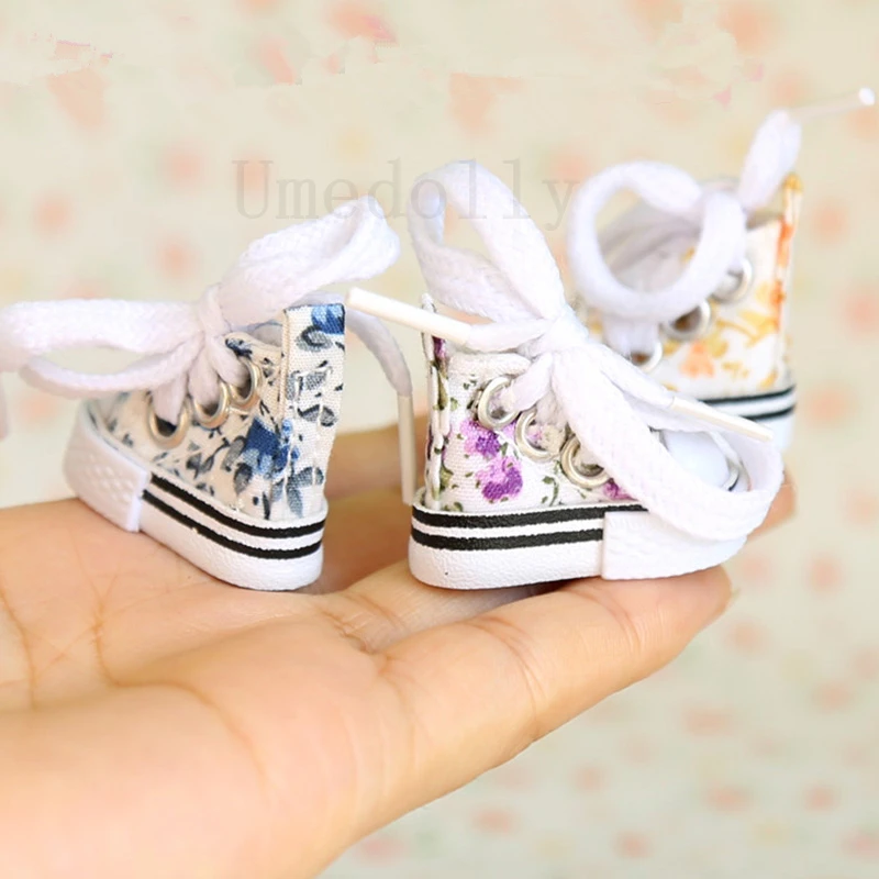 1 пара 3,6 см прекрасная парусиновая обувь для Blyth, 1/8 BJD, Pullip, кукла azone аксессуары для обуви
