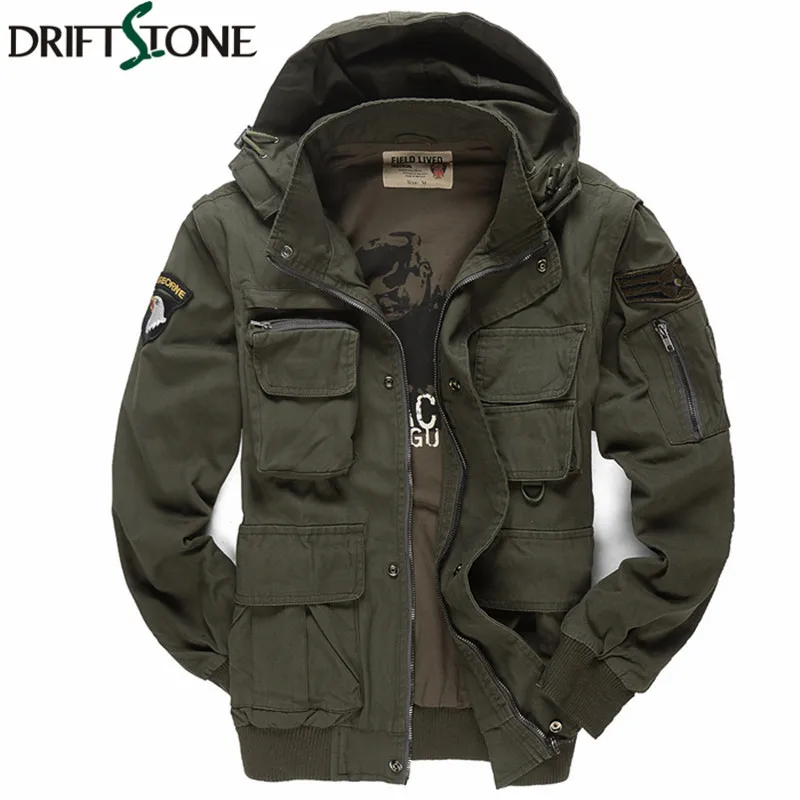 Мужская куртка в стиле милитари 101 армейская пилотов ВВС повседневная зимняя