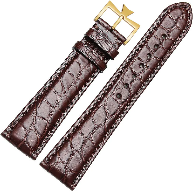 Мужские часы Vacheron Constantin из крокодиловой кожи, ремешок VC inherit art master series, ремешок из натуральной кожи 20 мм - Цвет ремешка: 02