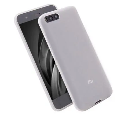 White Xiaomi mi 6 mi 6 5,15 дюймов матовый яркий однотонный Силиконовый ТПУ мягкий чехол для Xiaomi mi 6 mi 6 Ультратонкий чехол - Цвет: White