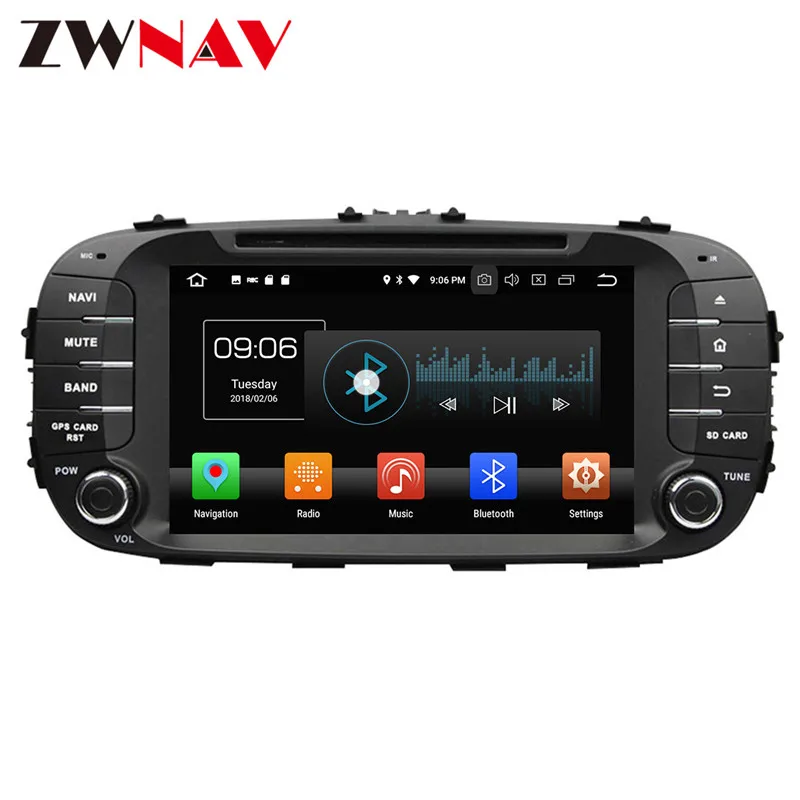 2 Din Android 9,0 4+ 32G автомобильный DVD плеер gps навигации Для Киа соул головное устройство мультимедийная лента Регистраторы