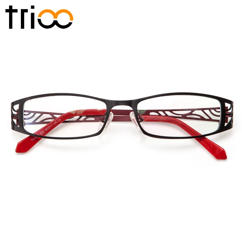 

Очки для чтения женские TRIOO с диоптриями из титана, Резьбовая рама