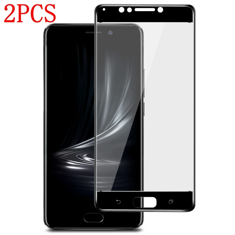 Закаленное стекло с полным покрытием для Asus Zenfone 4 Max ZC520KL 2 шт. защитная пленка