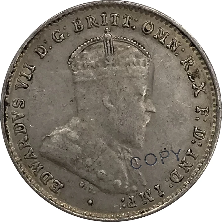1918 Австрия Threepence Эдвард VII коллекционные предметы из серебра 90% пробы копия
