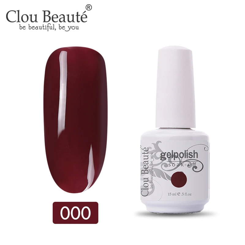 11000 Clou Beaute 47 цветов УФ-гель для ногтей Топ УФ светодиодный гель лак для ногтей Гибридный Полупостоянный Гель-лак для ногтей - Цвет: 11000