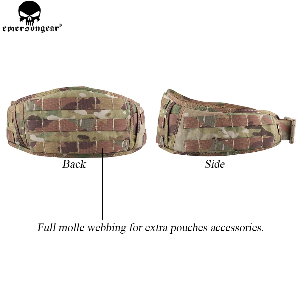 Ремень EMERSON Molle для охоты мягкий мужской ремень Emersongear страйкбола боевой MOLLE