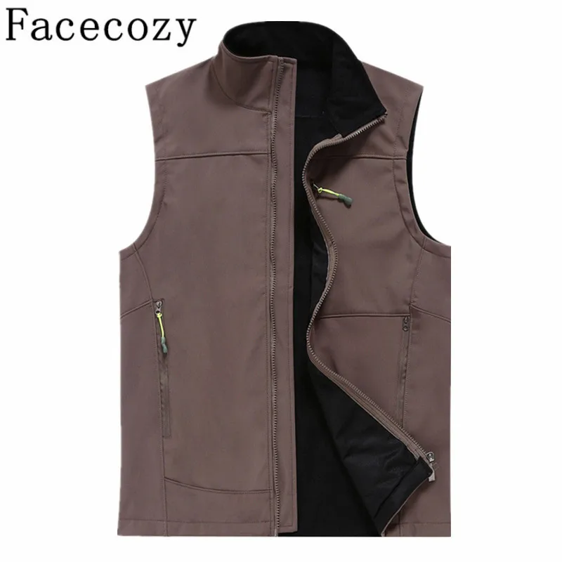 Жилет для рыбалки и охоты Facecozy Мужской флисовый жилет альпинизма катания на