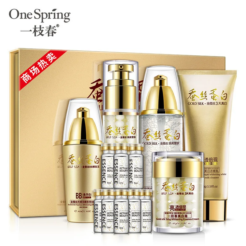 Подарочный набор для осветления шелка One Spring средство ухода за кожей