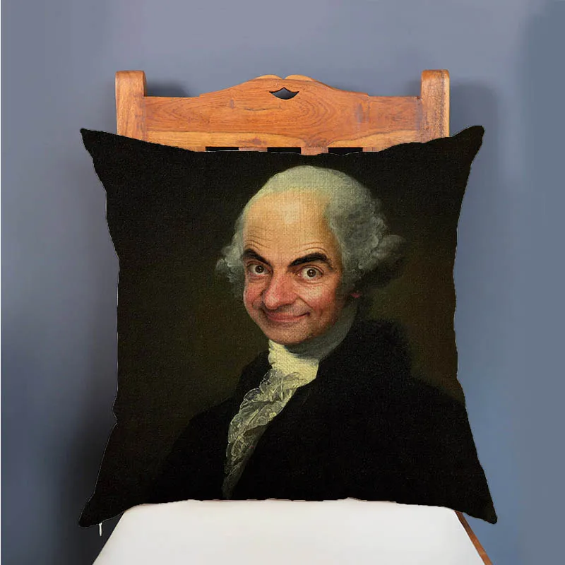 Забавный юморус Mr Bean всемирно известная картина маслом Мона Лиза специальное
