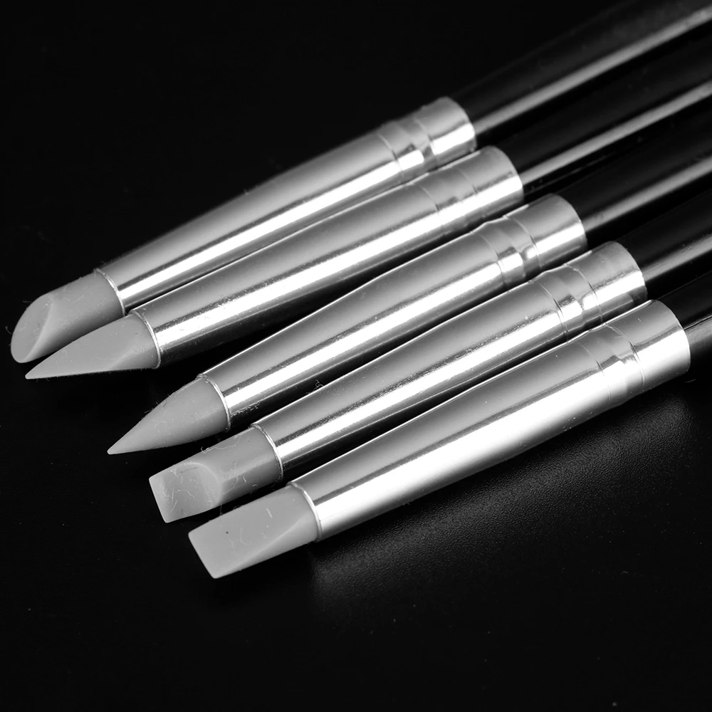 5 шт. инструменты из полимерной глины резьба кисть для поделок керамические глина