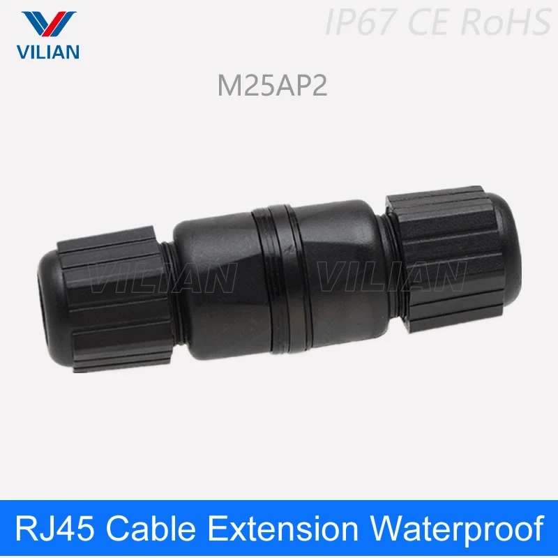 Металлическое Экранирование CAT5E CAT6 розетка Открытый водонепроницаемый RJ45 LAN