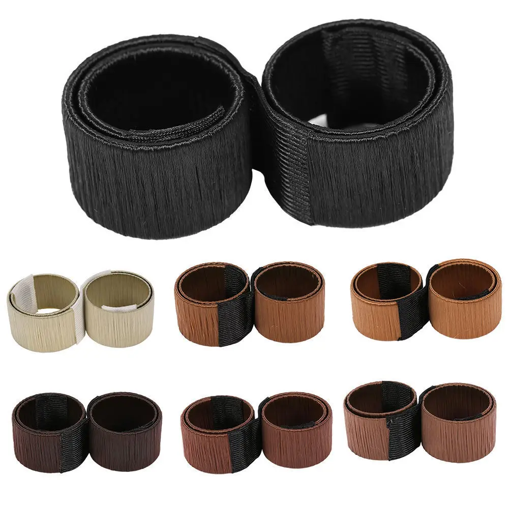 6 цветов инструмент сделай сам аксессуары для волос синтетический парик пончики