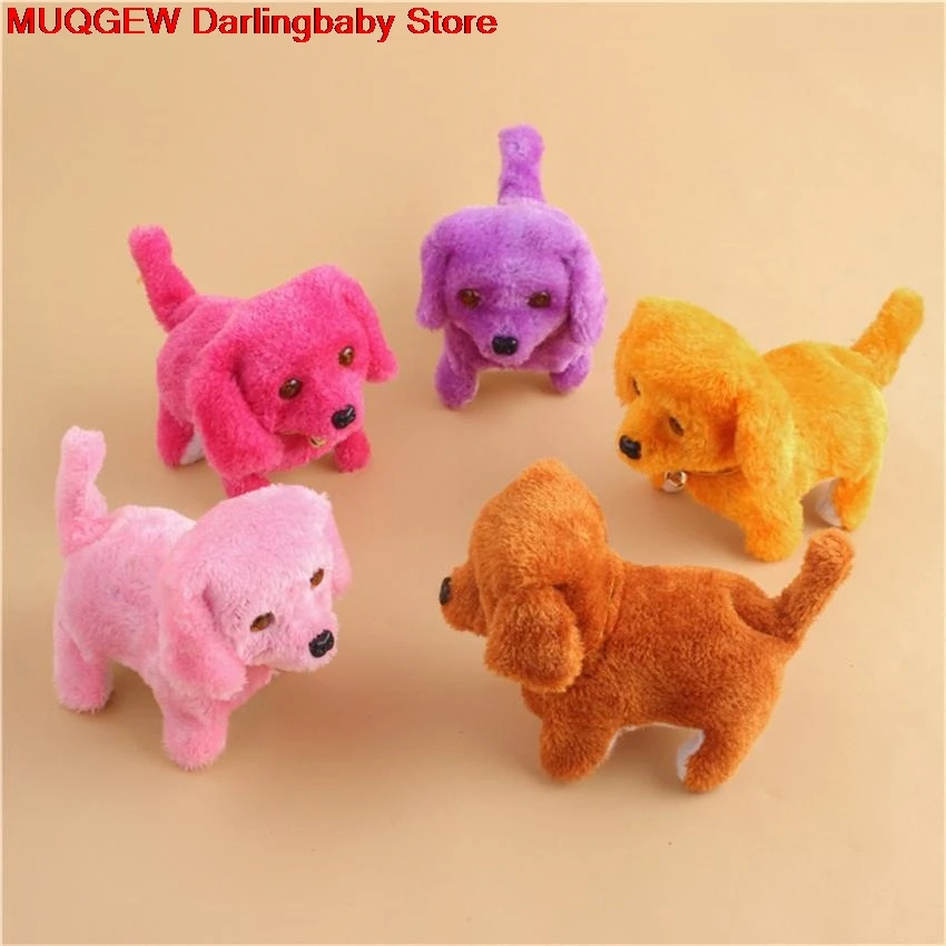 Музыка Light Симпатичные робот собака Электронный Прогулки собак Pet Puppy забавными
