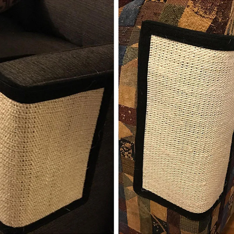 Защита дивана Натуральный сизаль Когтеточка коврик против царапин мебель протектор коврик для лазания дерево царапин доска Продукты