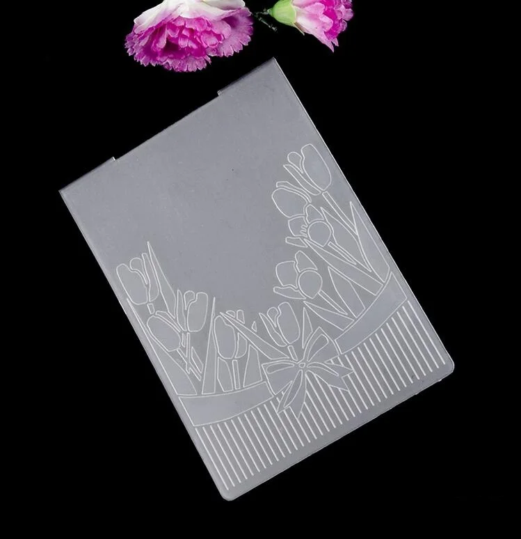 Новый Пластик Тиснение папка для Скрапбукинг DIY Фотоальбом Карта Рождественский