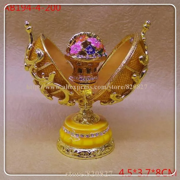 Пасхальное яйцо faberge коробка для безделушек ювелирных изделий хранения
