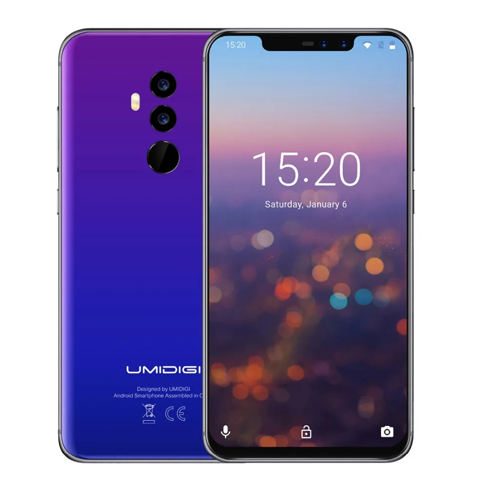 Umidigi Z2 Special Edition глобальная версия мобильный телефон 4G смартфон Android 8 1 4 Гб + 64 Helio P23
