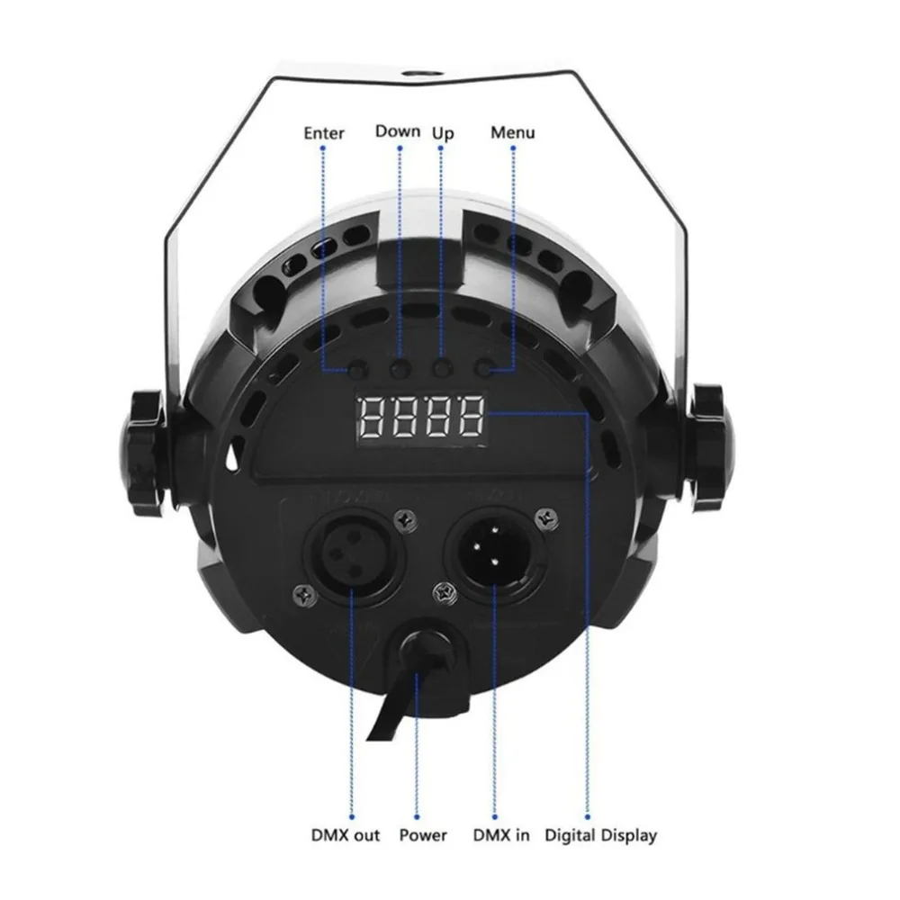 Par Light 12 светодиодный RGB 18 Вт сценическое освещение клуб диско вечерние бальный
