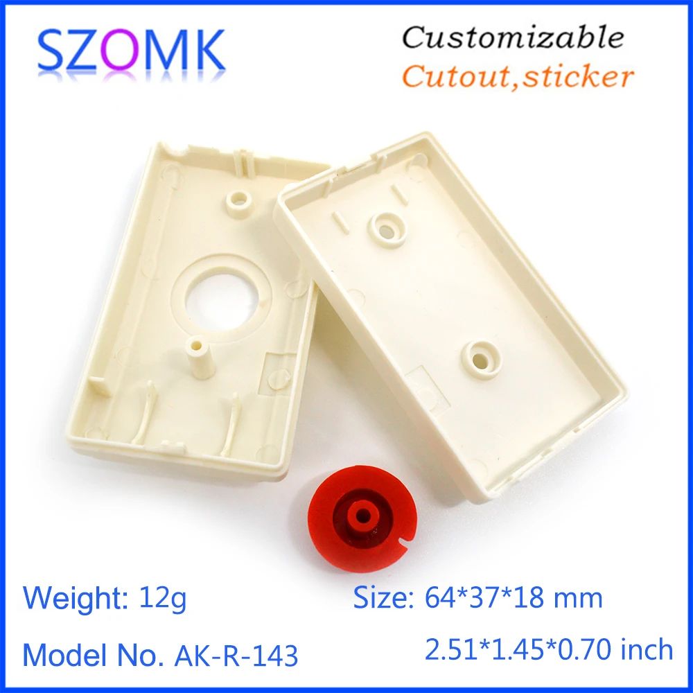Пластиковый корпус для контроля доступа с сигнализацией szomk 1 шт. 64*37*18 мм