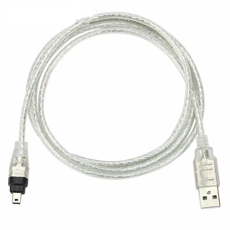USB штекер к Firewire IEEE 1394 4-контактный iLink адаптер Шнур firewire кабель для SONY DCR-TRV75E DV |