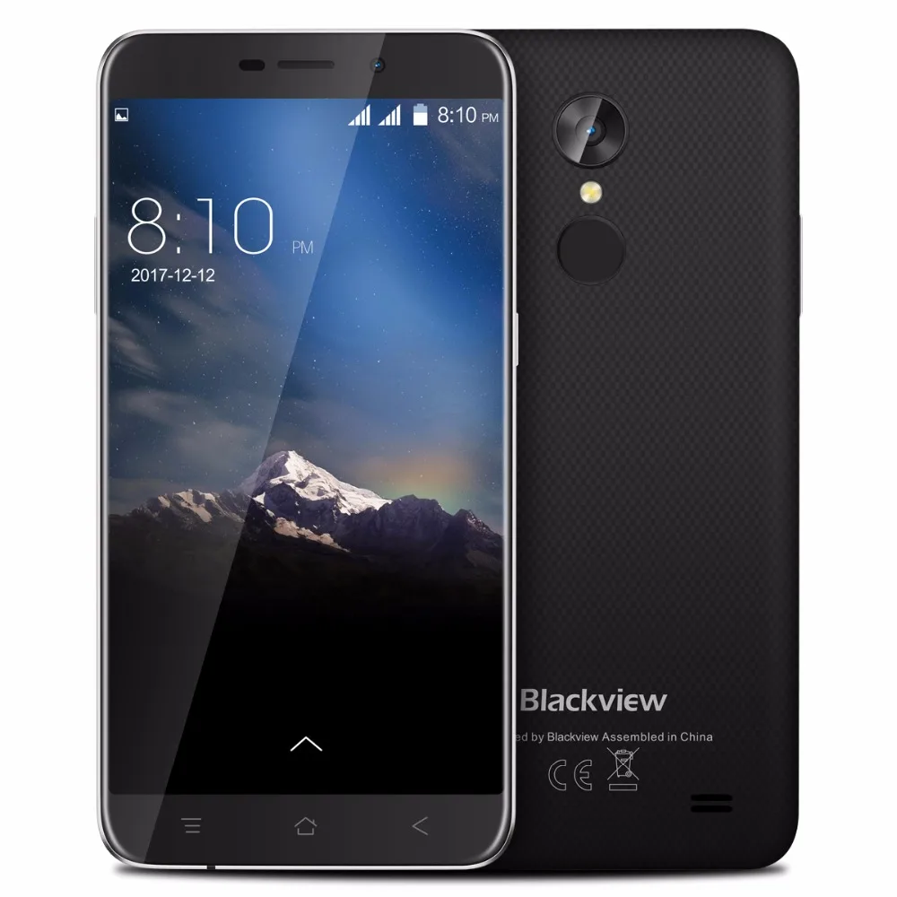Оригинал Blackview A10 мобильный телефон 5 0 "Unibody MT6580A Quad core 2 ГБ Оперативная память + 16