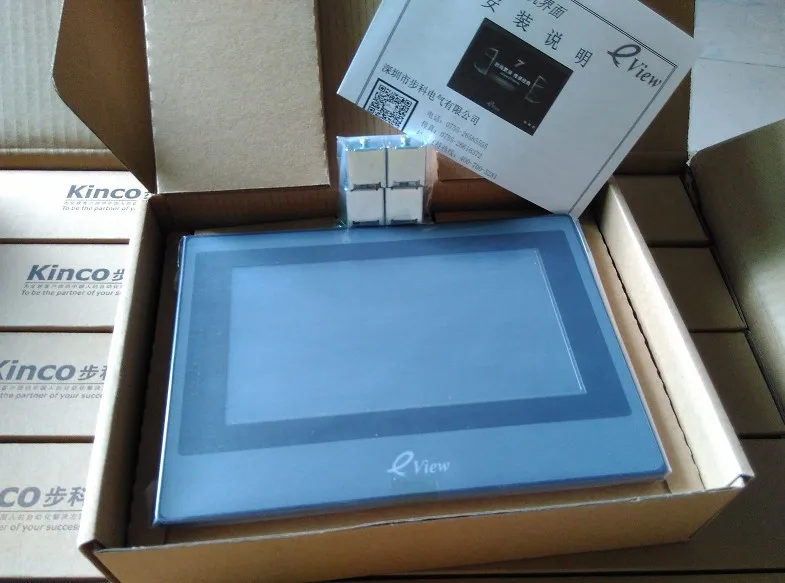 Новый оригинальный 7 дюймовый сенсорный экран KINCO ET070 HMI|Компьютерные кабели и