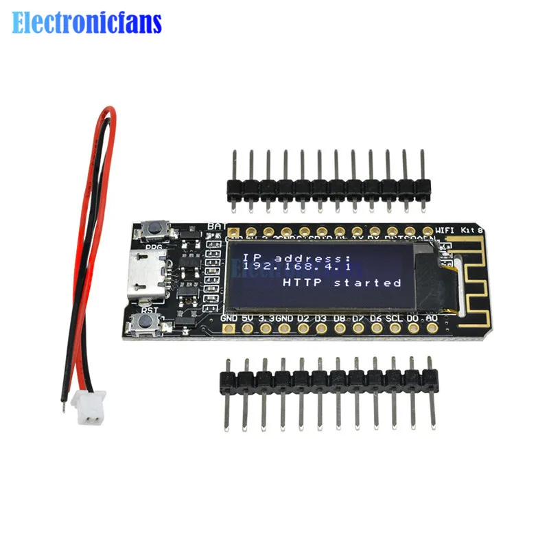 0 91 дюймов OLED ESP8266 CP2014 32 МБ флэш WIFI модуль PCB плата для Arduino NodeMcu IOT развития Интернет