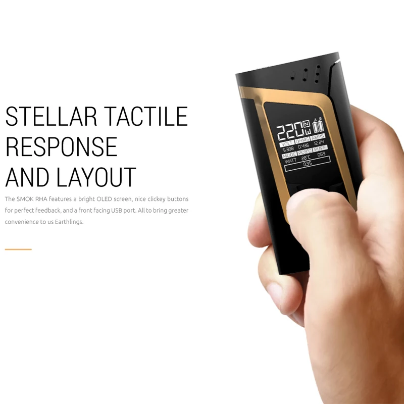 Электронная сигарета оригинальный Smok RHA комплект 220 Вт электронный вейп мод с 3 мл
