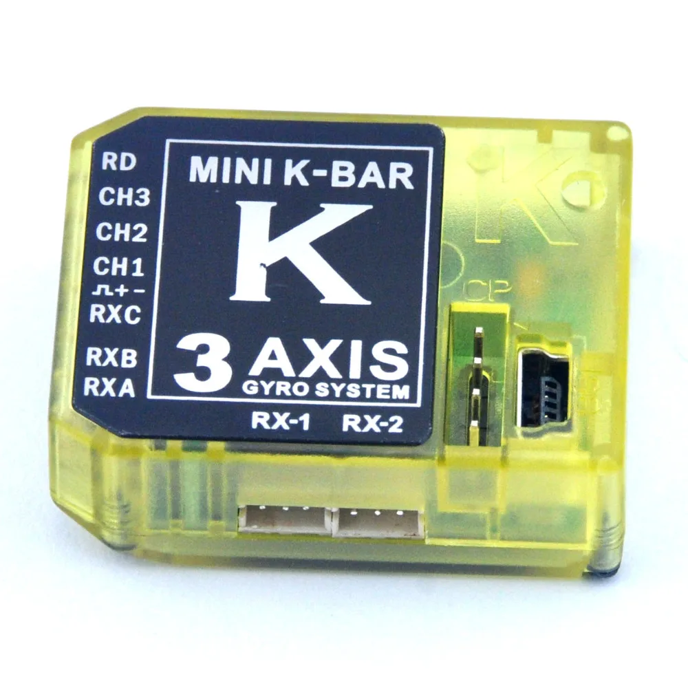 Система Flybarless Gyro KBAR K-BAR K8 для радиоуправляемого вертолета Mikado VBAR ALIGN T-REX и т. д. 450 550