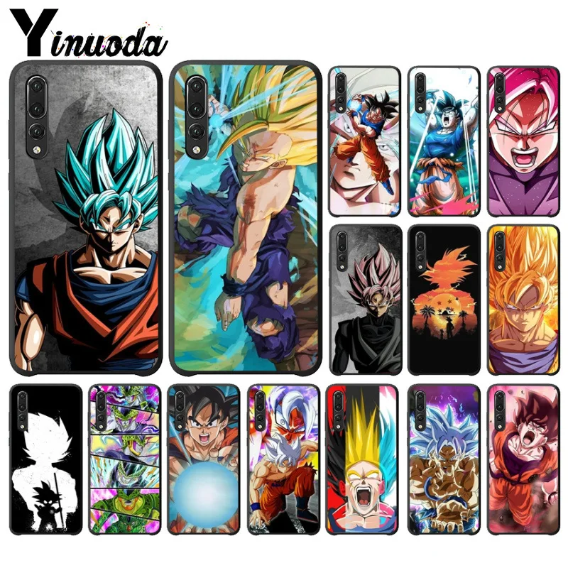 Yinuoda DRAGON BALL Z DBZ Goku ТПУ мягкий черный чехол для телефона Huawei P10 plus 20 pro P20 lite mate9 10 honor