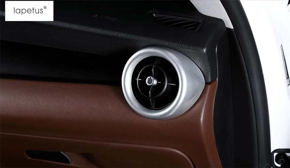 

Аксессуары Lapetus для Alfa Romeo Stelvio 2017-2020, боковой кондиционер, Выходная решетка переменного тока, Формовочная крышка, комплект, отделка/Матовый С...