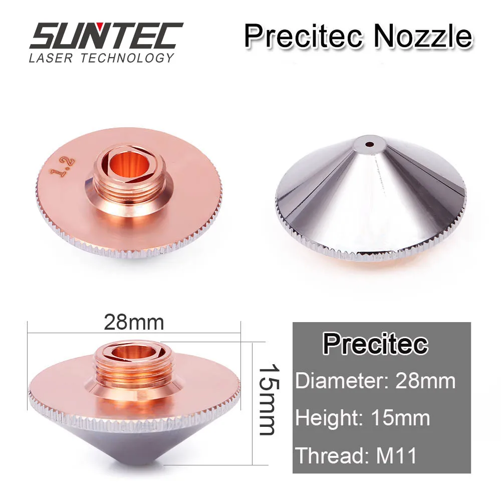 Suntec PrecitecWSX Двухслойное сопло диаметром 28 мм Калибр 0 8 4 similiar P0591 571 00010 precitec головных